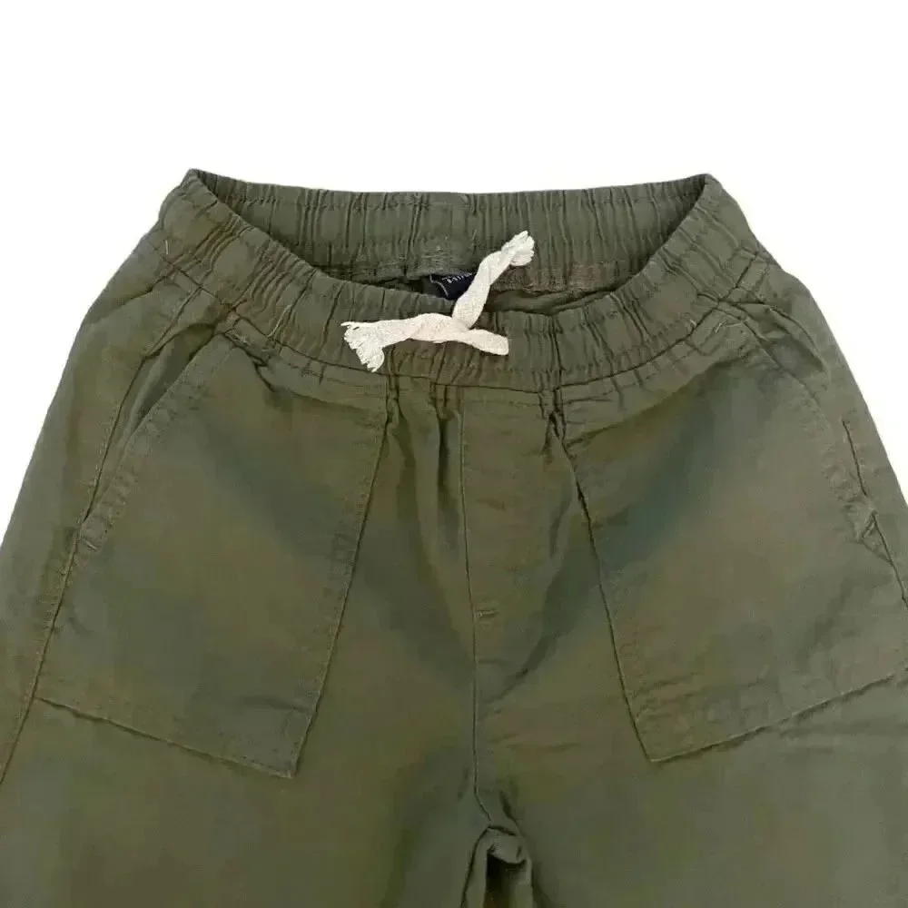 LC Waikiki Olive Green Pull-On Drawstring Closure Boys SZ 8/9 # 1560